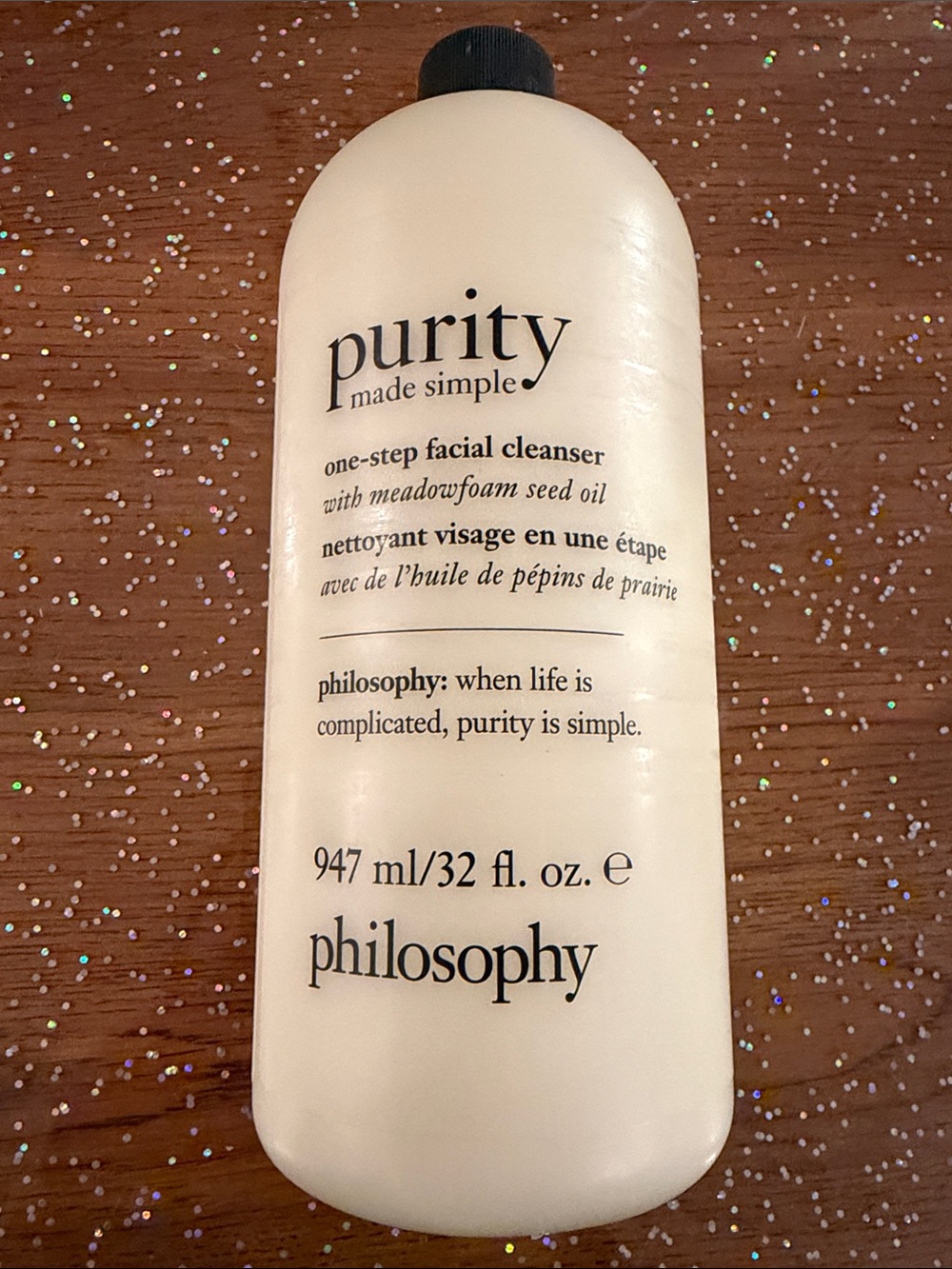 Philosophy Purity Made Simple One-Step Facial Cleanser — Cream & Black